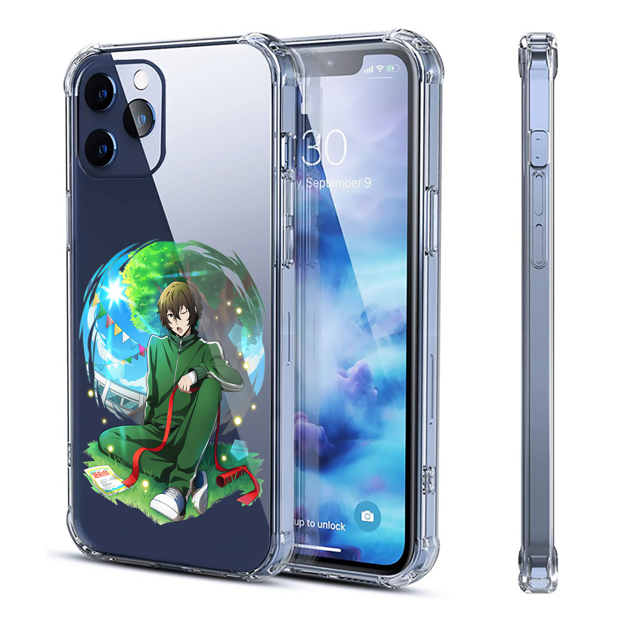 （画像用） 文豪ストレイドッグス Bungo Stray Dogs 【iPhone 12シリーズ対応】透明スマホケース（クリアソフトケース）